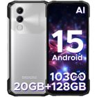 DOOGEE Blade 20 Téléphone Portable Android 15 10300 mAh/18W telephone robuste 6,6 pouces, 20 Go + 128 Go/2TB Smartphone incassable
