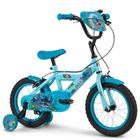 Vélo Enfant Disney - Stitch - Roues 14" - Age 4 à 6 ans - 2 Freins - Stabilisateurs - Bleu - Produit HUFFY