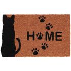 BEST FOR BOOTS Paillasson en fibres de coco motif animal Welcome Chat