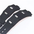 SANLIN BEANS Or rose Bracelet de montre en silicone avec accessoires pour Bulgari convexe bracelet en caoutchouc bracelet homme et femme | M84526