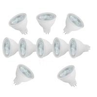 Lot De 10 Ampoules LED MR16 5W 12V 110° Blanc Froid OPTONICA - Neuves, Référence SP1191
