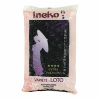 Riz pour Sushi INEKO - Variété extra premium Loto (grain gros) - Sac de 1KG ou 10KG - 1KG