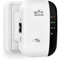 SOOTEWAY Répéteur WiFi Booster 300Mbps Extenseur sans Fil Amplificateur de Signal du Réseau(WPS, Installation Facile,1 Port Ethernet