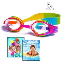 WOVTE Lunettes de natation pour enfants - Lunettes de natation étanches - Protection UV