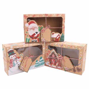 Lot De 16 Boîtes à Biscuits De Noël + 72 Sacs Cellophane, Kit Pâtisserie Et Cadeaux