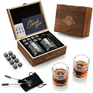 WHISKY BOURBON SCOTCH Cadeau De Pierres Et Verres De Whisky- Verres À Wh