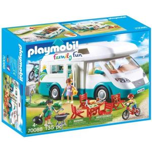 UNIVERS MINIATURE Playmobil - Famille et Camping-Car - 70088 A24