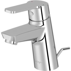ROBINETTERIE SDB Mitigeur lavabo JACOB DELAFON AIME E29869-CP avec vidage, finition Chrome - Design moderne et économique en eau
