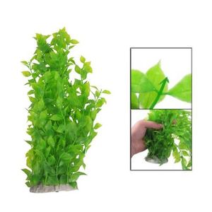 DÉCO VÉGÉTALE - RACINE 40cm Vert herbe-plante aquatique artificielle en p