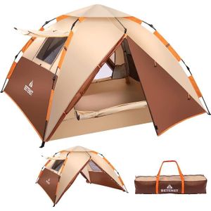 TENTE DE CAMPING BETENST Tente de Camping, Tente Pop up 4 Personnes