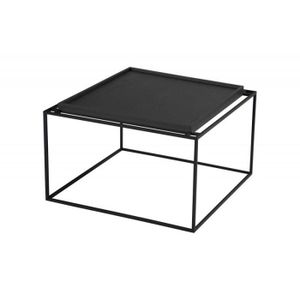 TABLE BASSE Table basse industrielle carrée Jonas Noir     37,