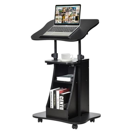 FDSGEEE Table De Lit avec roulettes D'ordinateur Portable Bureau