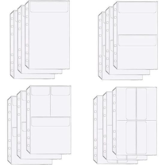 Lot De 7 Pochettes Zippées MUJI – Tailles Variées, Noires, Neuves