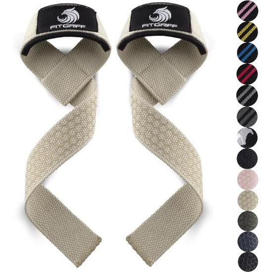 Bandages De Poignet Tuff Villian 16 Pouces - Rose Damier - Neufs, Pour Musculation Et Gym