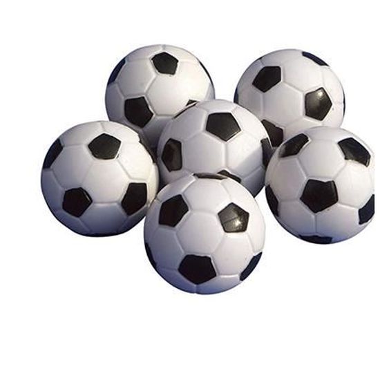 Balles de baby-foot en plastique - Gamesson - 2058803 - 32mm - 6 pièces