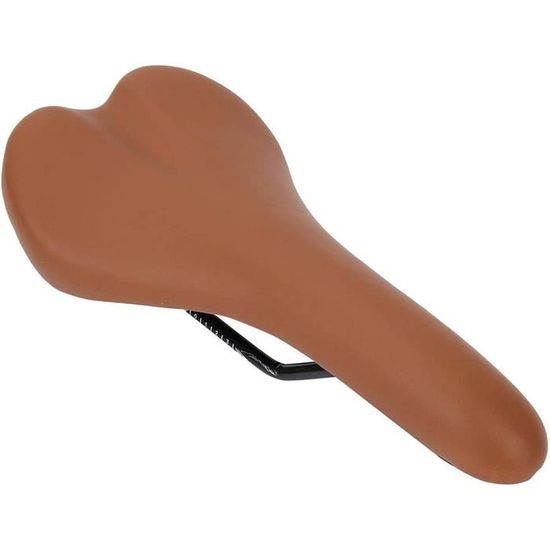 Selle de vélo rétro en cuir PU - Selle de vélo vintage - Selle de vélo de route classique avec ressort
