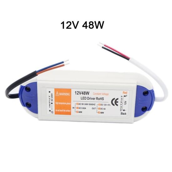 Pilote LED 24-36W 220V Courant Constant - Adaptateur Pour Panneau Lumineux, Downlight - Protection Surtension/court-circuit - 4