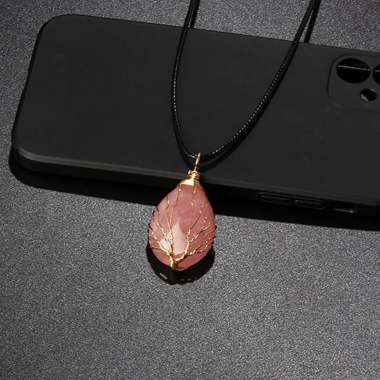 Collier Pendentif œil De Shiva En Or 18k & Pierre Naturelle - Fait Main Inde