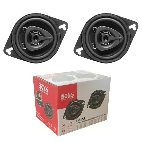 Boss Audio Systems 2 CH4230B Haut-parleurs coaxiaux Noirs 10 cm 4