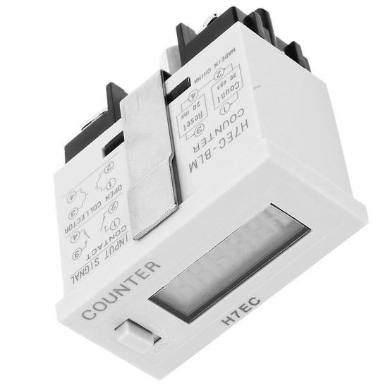 GOTOTOP Compteur Numérique O111ROM DH48J-8 Compteur électronique Numérique LCD 8 Broches Relais