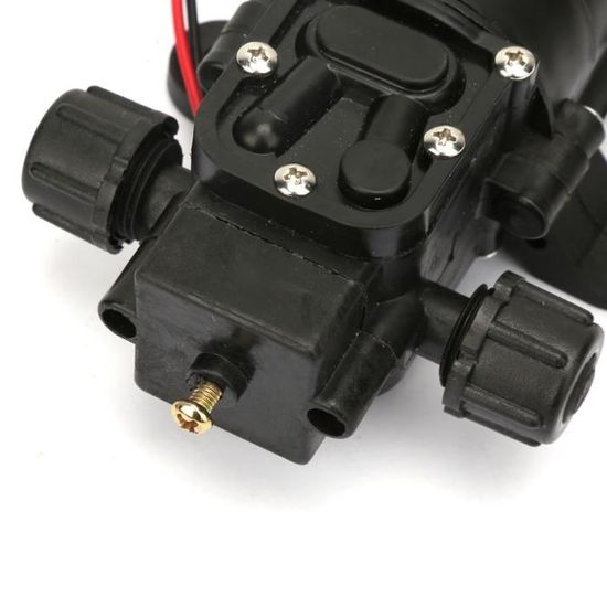 Pompe à Eau Haute Pression 12V 60W - Auto-amorçante, 5L/min, 0.8MPa - Pour Camping-car, Bateau, Jardin, Nettoyage - 10