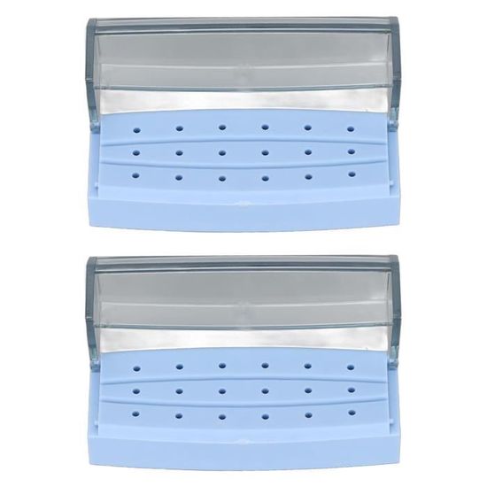 Support De Désinfection 24 Trous Pour Fraises Dentaires, Bloc En Plastique Adaptable Autoclave, Pratique Et Léger