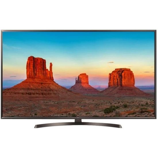 LG 55UK6400 TV LED 4K UHD - 55"(139cm) - 4K HDR - Ultra Surround - Smart TV Web OS - 3 x HDMI - 2 x USB - Classe énergétique A+