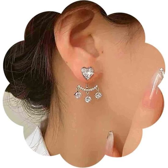 Boucles D'Oreille Grimpante Fleur | Chaîne Bijoux