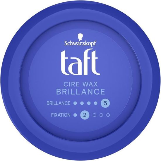 Cire Coiffante Taft Brilliance - Lot De 2 X 75 Ml - Neuf