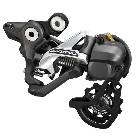 Dérailleur arrière SHIMANO SAINT 10v M820 Shadow - VTT - Chape courte - Noir