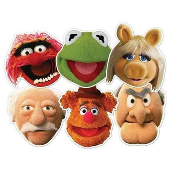 6 Masques Carton Differents Personnages C The Muppet Show Cdiscount Jeux Jouets