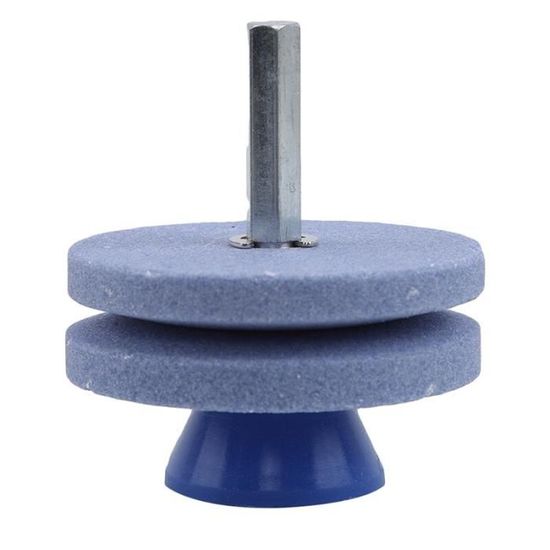 Aiguiseur De Lames Pour Tondeuse - 4 Pièces Corindon, Pour Perceuse, Affûtage Rapide Outils De Jardin