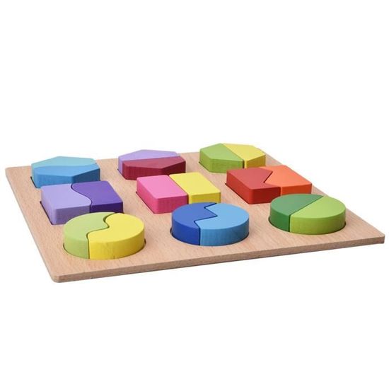 Blocs Géométriques 3D - 16 Pièces En PP/papier - Outil Pédagogique Pour école Primaire, Apprentissage Des Formes