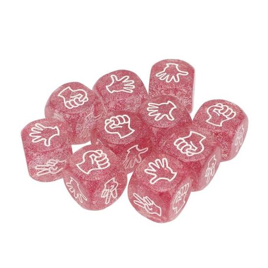 100 Dés 16 Mm LATTCURE - Couleurs Translucides - Acrylique - Pour Jeux De Société