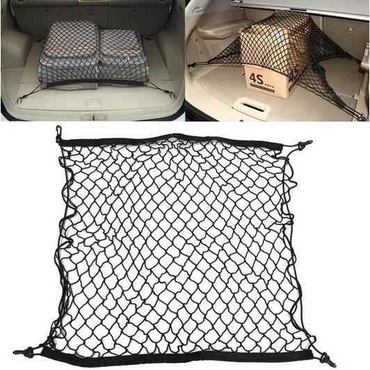 Filet de rangement en nylon élastique pour coffre de voiture H Filet de rangement en nylon élastique pour coffre de voiture H