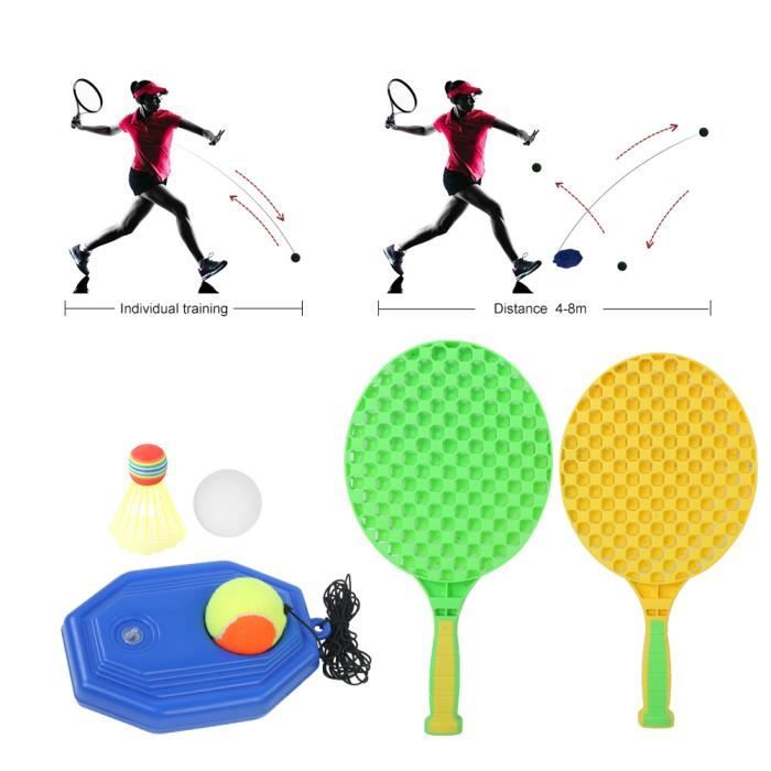 Ensemble de formateur intelligent de raquette de tennis de divertissement 6 en 1 avec corde élastique pour enfants-SHC