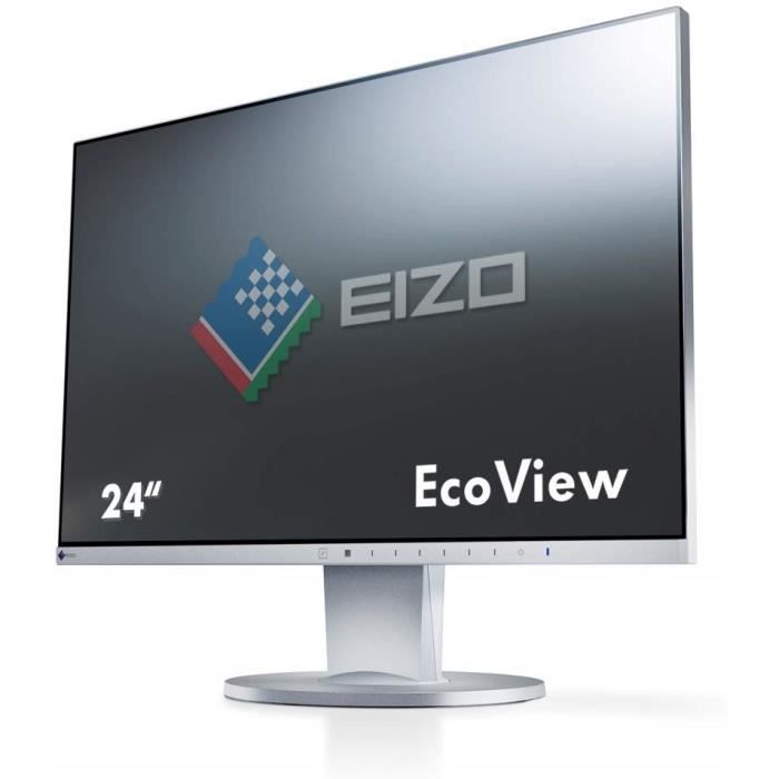 Écrans PC Eizo EV2450-GY Ecran PC IPS 23,8- 1920 x 1080 5 ms D-Sub Mini-DVI-D-DisplayPort-HDMI 172