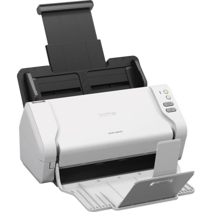 BROTHER ADS-2200 Scanner de documents bureautique - Recto-Verso - 35 pm/70 ipm - Chargeur ADF 50 f