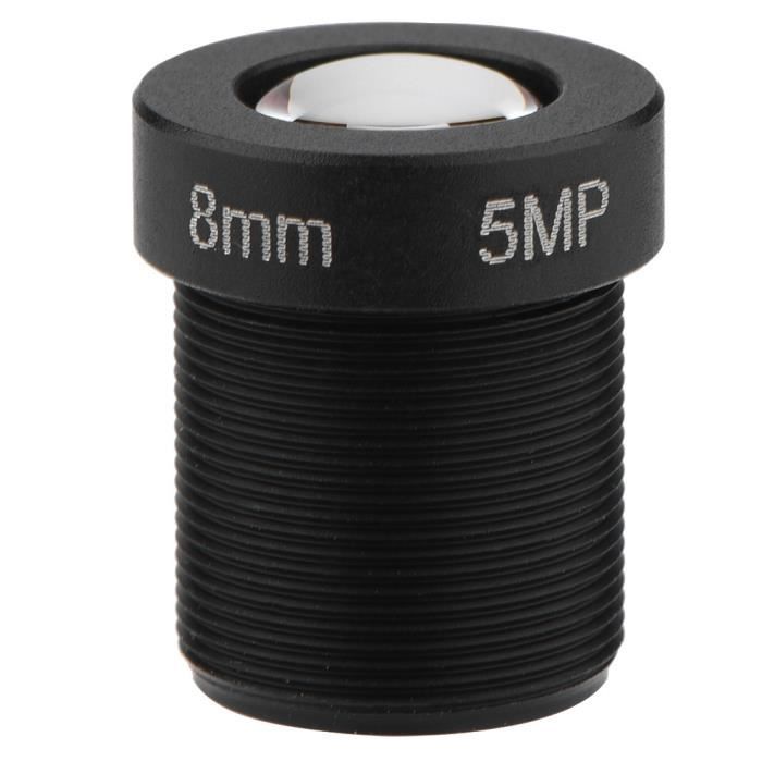 DUOKON CW-BL0818-5MP Lentille de Vidéosurveillance 8mm 1 - 2.5 ”Mini-objectif à Focale Fixe Infrarouge pour Caméra de