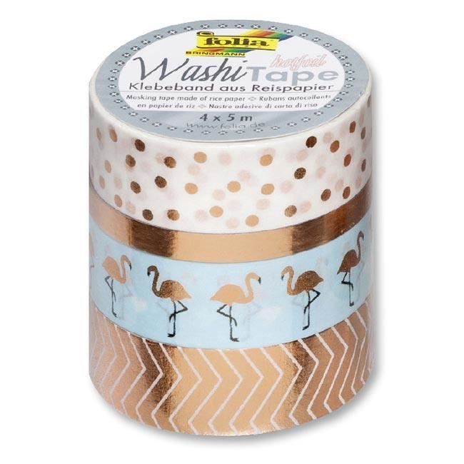 Masking Tape lot de 4 rouleaux CUIVRE