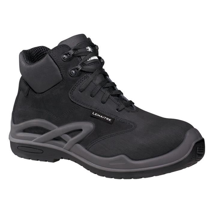 LEMAÎTRE CRAZY Chaussures de sécurité haute Roissy S3 CI SRC noir