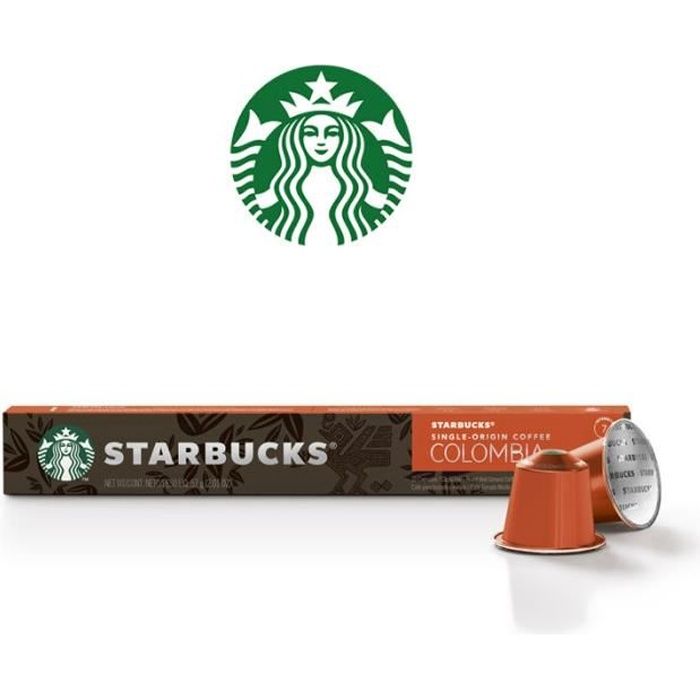 STARBUCKS Capsules Nespresso Colombia x10 - 57 g