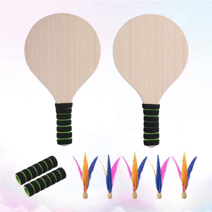 Beach Paddle Game Set Badminton Racket Indoor and Outdoor Battledore For KIT BADMINTON - PACK BADMINTON - ENSEMBLE BADMINTON