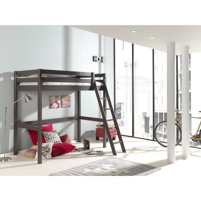 Vipack Pino Lit mezzanine 90x200 Taupe