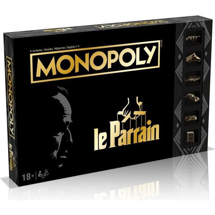 Monopoly Le Parrain - Jeu de société - A partir de 18 ans