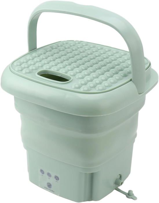 Mini Lave-linge Pliable - Pour Sous-vêtements, Chaussettes, Vêtements Bébé - Idéal Voyage Et Petit Espace - 8