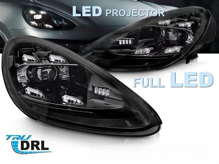 Paire de feux Phares DRL led Porsche Cayenne 10-15 Noir-41049167