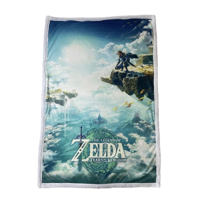 Comparer les prix de Plaid sherpa enfant Homadict Zelda Sky Totk