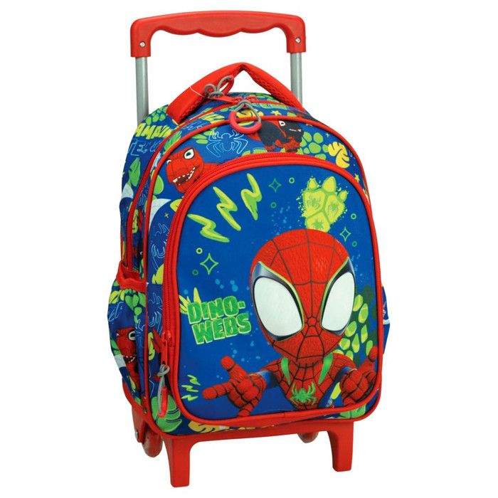 Sac à dos à roulettes Spidey Dinosaure 30 CM Maternelle