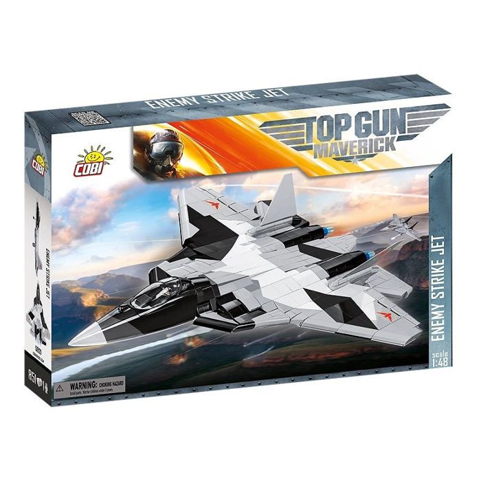 COBI 5921 - ENEMY STRIKE JET - TOP GUN MAVERICK -JEU DE CONSTRUCTION - GRIS